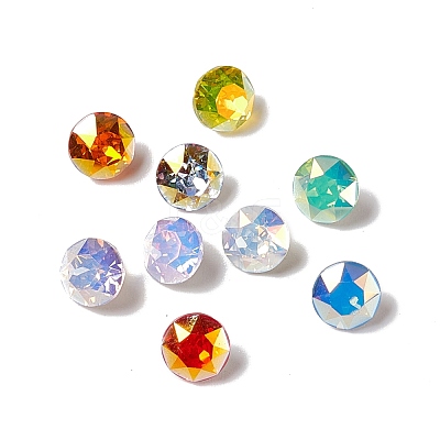 Light AB Style K9 Glass Rhinestone Cabochons RGLA-J014-A-LA2-1