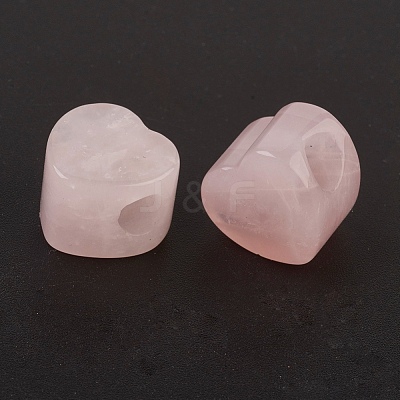 Natural Rose Quartz European Beads X-G-F580-C01-1