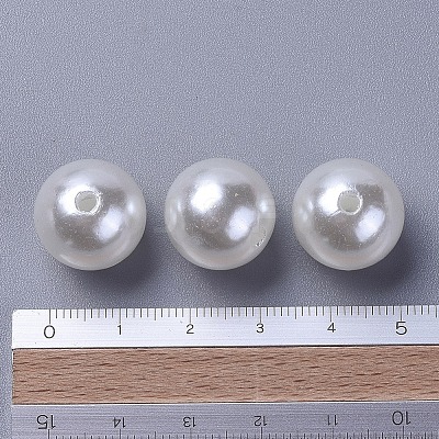Imitation Pearl Acrylic Beads PL611-22-1