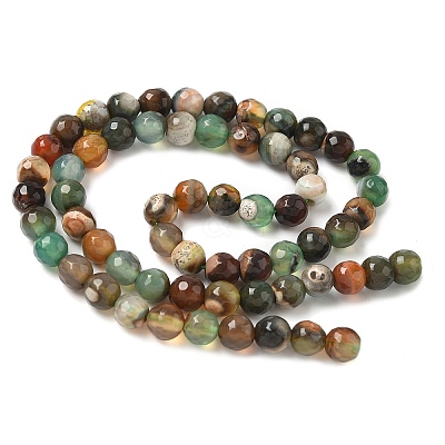 Natural Agate Beads Strands G-C082-A01-52-1