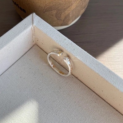 Alloy Cat Paws Cuff Open Rings for Women WGFDD1A-01-1