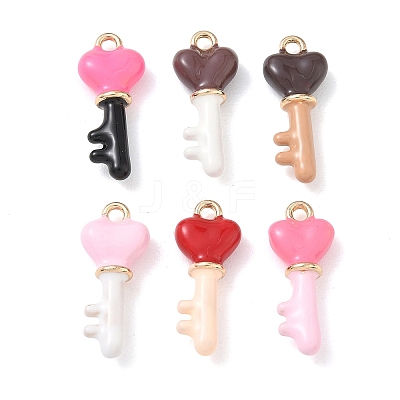 Alloy Enamel Pendants FIND-B069-06B-1
