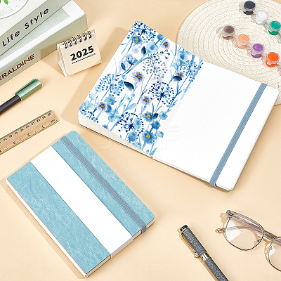 Rectangle Watercolor Sketchbook AJEW-WH0455-310B-B-1