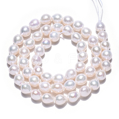 Natural Keshi Pearl Beads Strands PEAR-S020-L12-1