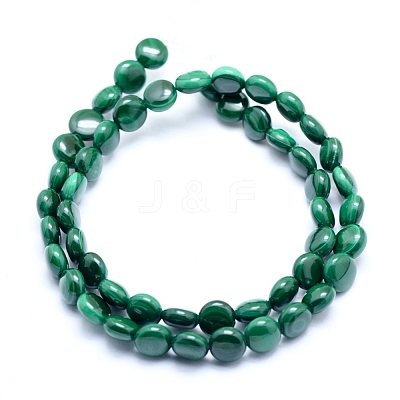 Natural Malachite Beads Strands G-D0011-06-8mm-1