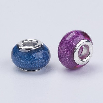 Large Hole Resin European Beads OPDL-R118-M2-1