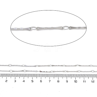 304 Stainless Steel Twist Oval Link Chains CHS-K017-04P-1