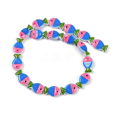 Baking Paint Glass Beads LAMP-F036-02I-1