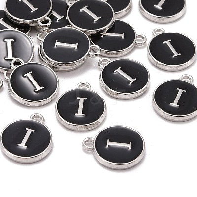 Platinum Plated Alloy Charms X-ENAM-S118-02I-P-1