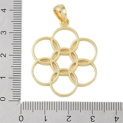 Rack Plating Brass Pendants KK-A224-02D-G-1
