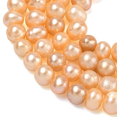 Natural Cultured Freshwater Pearl Beads Strands PEAR-L034-11C-1
