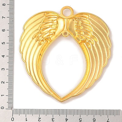 Tibetan Style Alloy Wing Large Pendants TIBEP-S100-G-RS-1