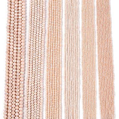 Electroplate Glass Beads Strands LS-EGLA-A044-P3mm-B05-1