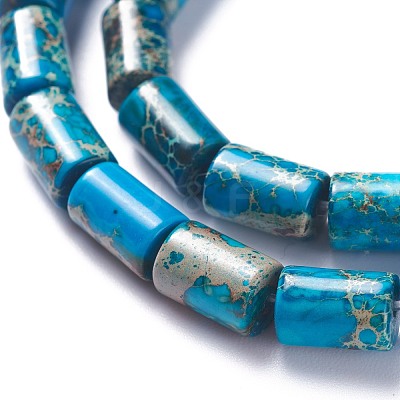 Natural Imperial Jasper Bead Strands G-P444-04F-1