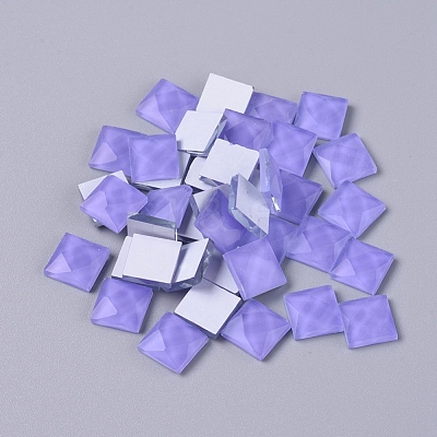 Faceted Glass Cabochons DIY-WH0121-46G-1