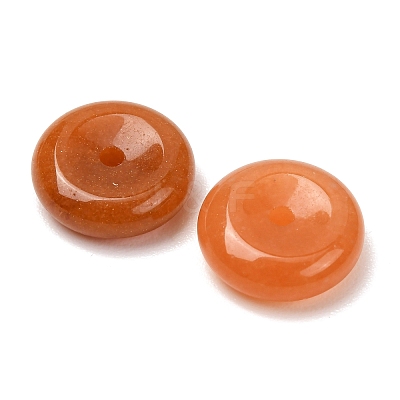 Natural Red Aventurine Peace Donut Pendants GG-CBA04F4-02A-1