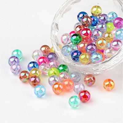 Transparent Acrylic Beads X-PL734M-1