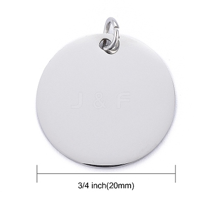 Anti-Tarnish 304 Stainless Steel Pendants X-STAS-I311-32H-P-1