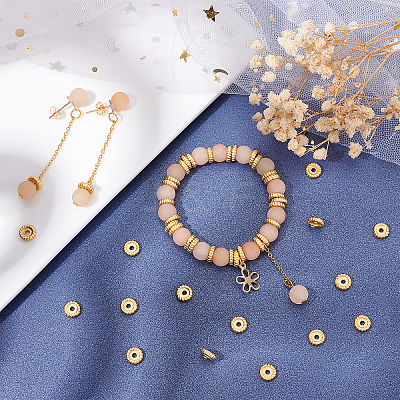 Brass Beads KK-DC0001-23-1