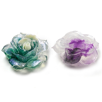 Luminous Transparent Epoxy Resin Decoden Cabochons CRES-M032-04E-1