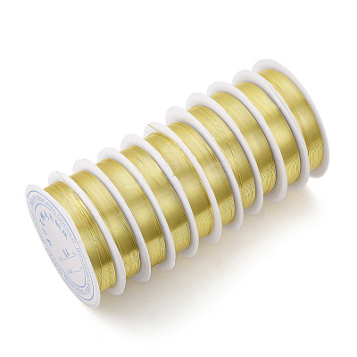 Round Copper Jewelry Wire CWIR-Q006-0.3mm-G-1