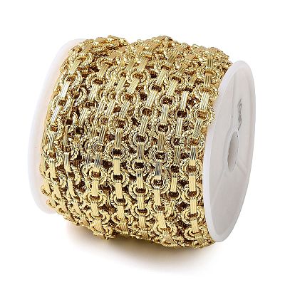 Brass Twisted Ring Link Chains CHC-NH0001-01G-1