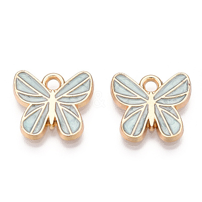 Alloy Enamel Pendants ENAM-E004-04G-01-1