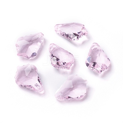 Faceted Glass Pendants GLAA-F068-C15-01-1