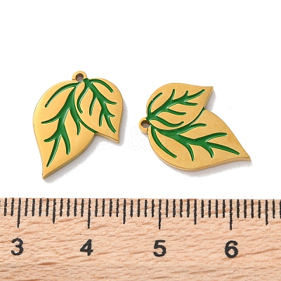 Ion Plating(IP) 304 Stainless Steel Pendants STAS-M102-24G-1