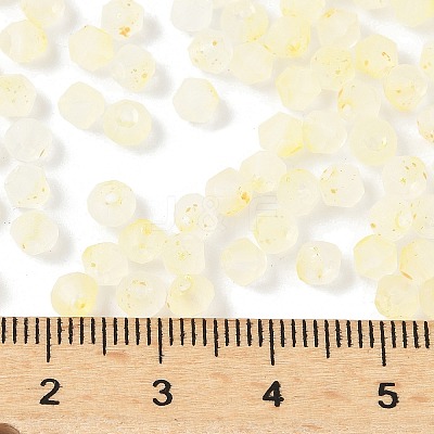 Frosted Glass Beads FGLA-D300-01E-1