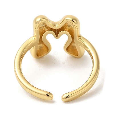 Brass Open Cuff Rings RJEW-U008-06M-G-1