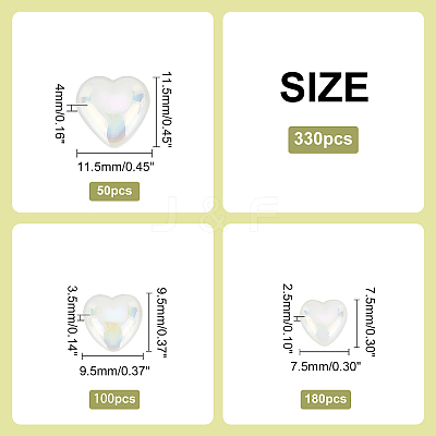ABS Plastic Imitation Pearl Cabochons PACR-AR0001-02-1
