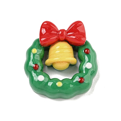 Christmas Theme Opaque Resin Decoden Cabochons CRES-B022-05J-1
