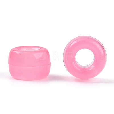 Transparent & Luminous Plastic Beads KY-T025-01-H06-1