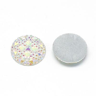 Resin Cabochons CRES-Q192-25mm-10AB-1