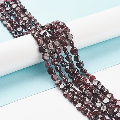 Natural Garnet Beads Strands X-G-L478-52-1