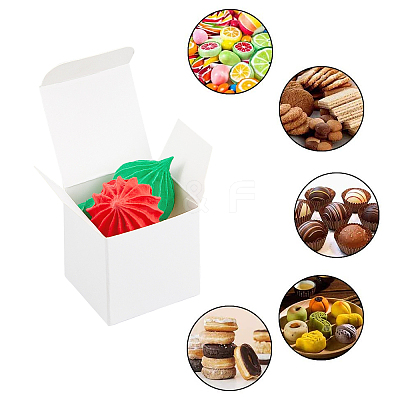 Foldable Creative Kraft Paper Box CON-WH0062-04B-WH-1