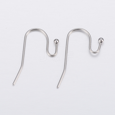 Tarnish Resistant 304 Stainless Steel Earring Hooks X-STAS-H448-01P-1