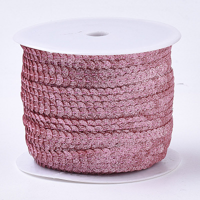 Ornament Accessories Plastic Paillette Bead Strands PVC-T006-02H-1