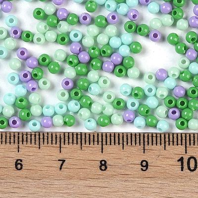 Opaque Acrylic Beads OACR-H118-07A-06-1
