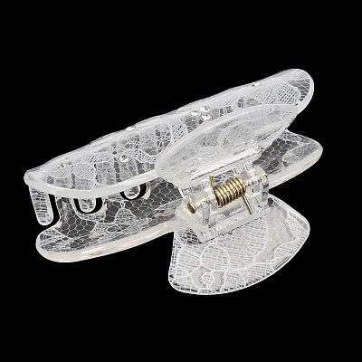 Acrylic Rhinestone Claw Hair Clips PHAR-K007-01A-1