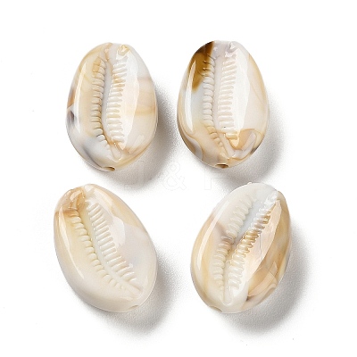 Ocean Theme Opaque Acrylic Beads OACR-U004-02A-1