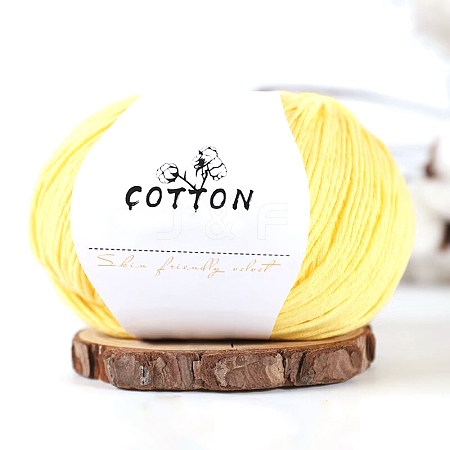 Manufacturer Wholesale Cotton Wool Yarn Medium Coarse Hand-Woven DIY Baby Yarn Milk Cotton Children Newborn Wool Yarn Ball PW-WGC6668-18-1