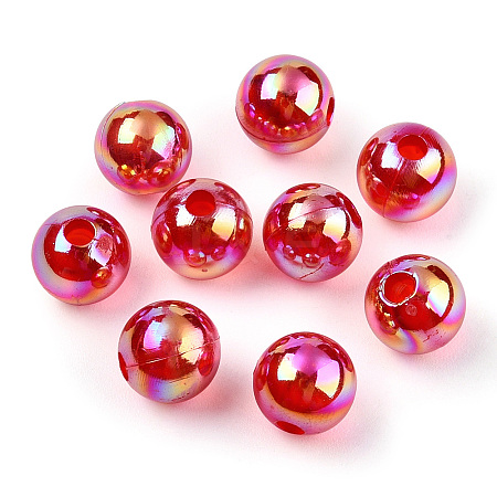 Transparent Acrylic Beads MACR-T046-01D-15-1