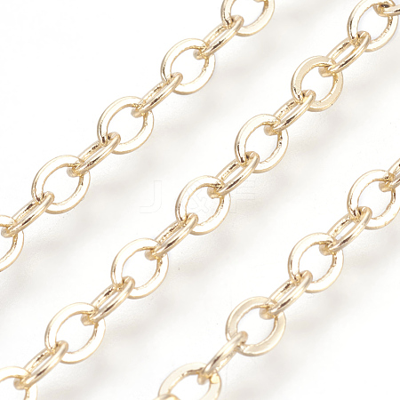 Brass Cable Chains KK-F769-03LG-1