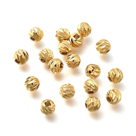 Brass Beads KK-B147-02E-G-1