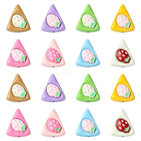 16Pcs 8 Colors Zinc Alloy Beads FIND-CJ0003-82-1