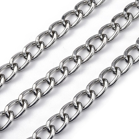 Oxidation Aluminum Cuban Link Chains CHA-S002-01P-1