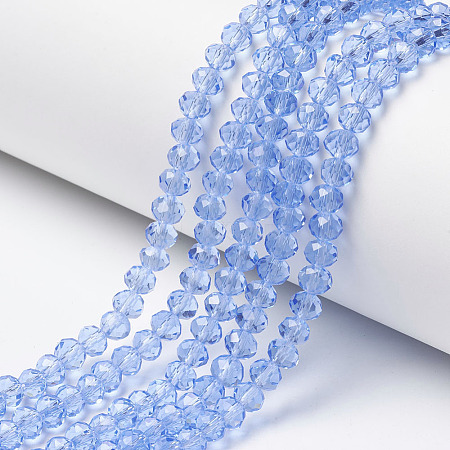 Glass Beads Strands LS-EGLA-A034-T1mm-D14-1