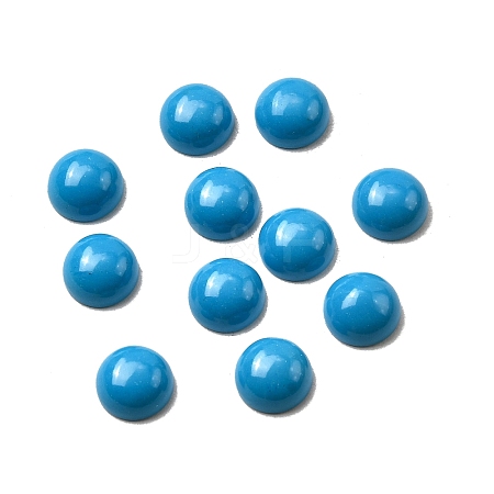 Synthetic Turquoise Cabochons G-C070-02D-1